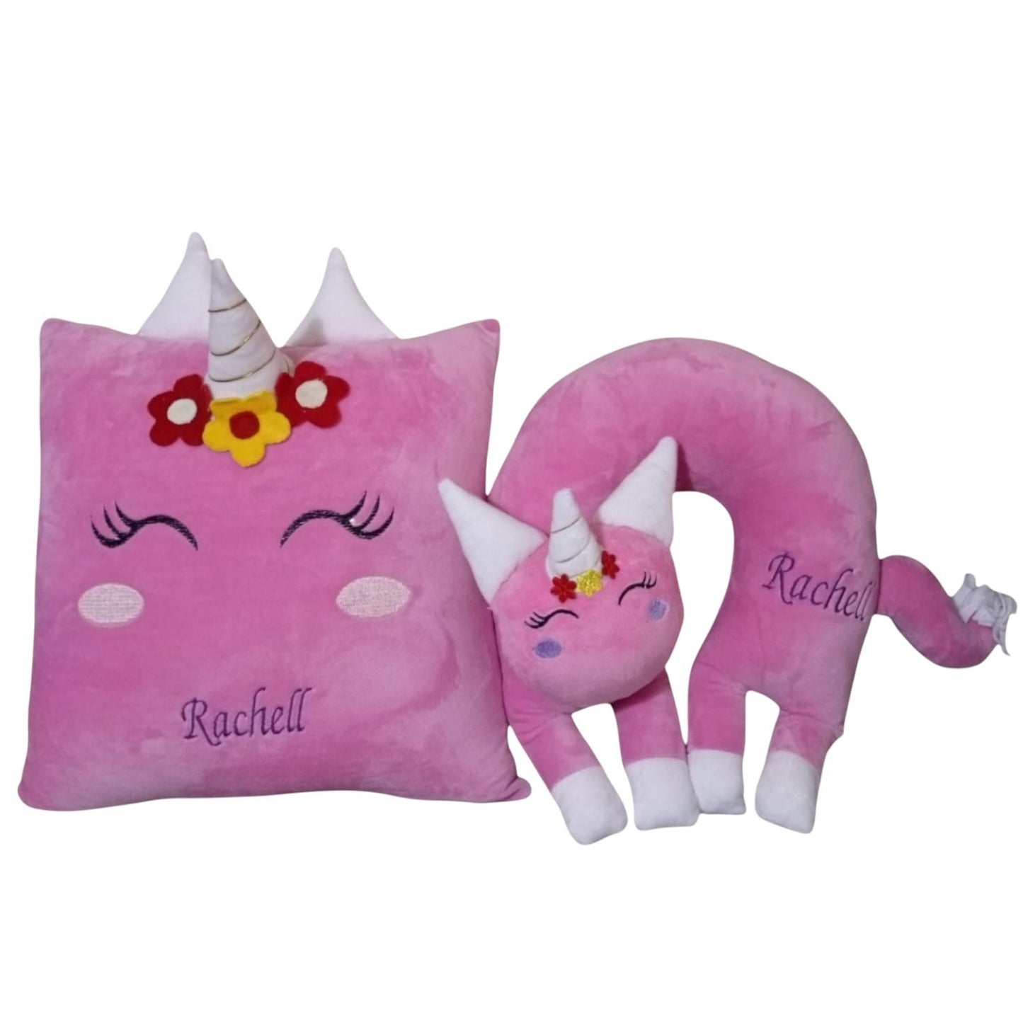 Combo 2 en 1: Cojín + Cuellero Personalizados de Súper Héroes