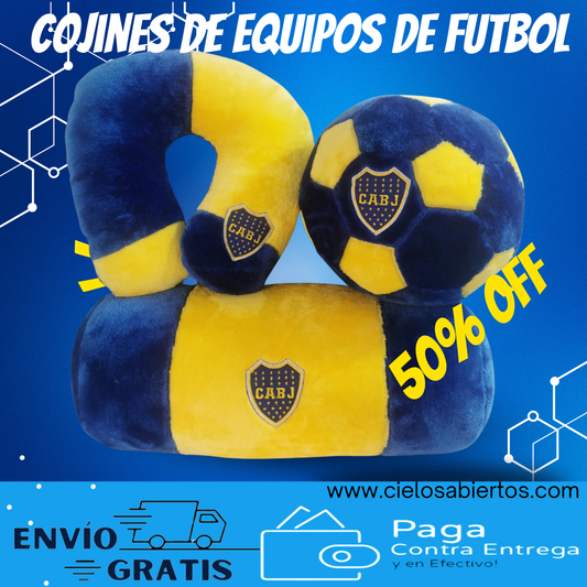 Cojines de equipos de futbol personalizados