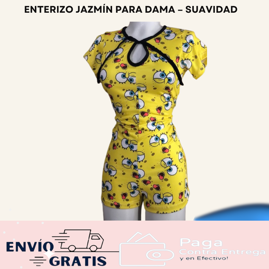 Pijama Enterizo Piel de durazno para Dama