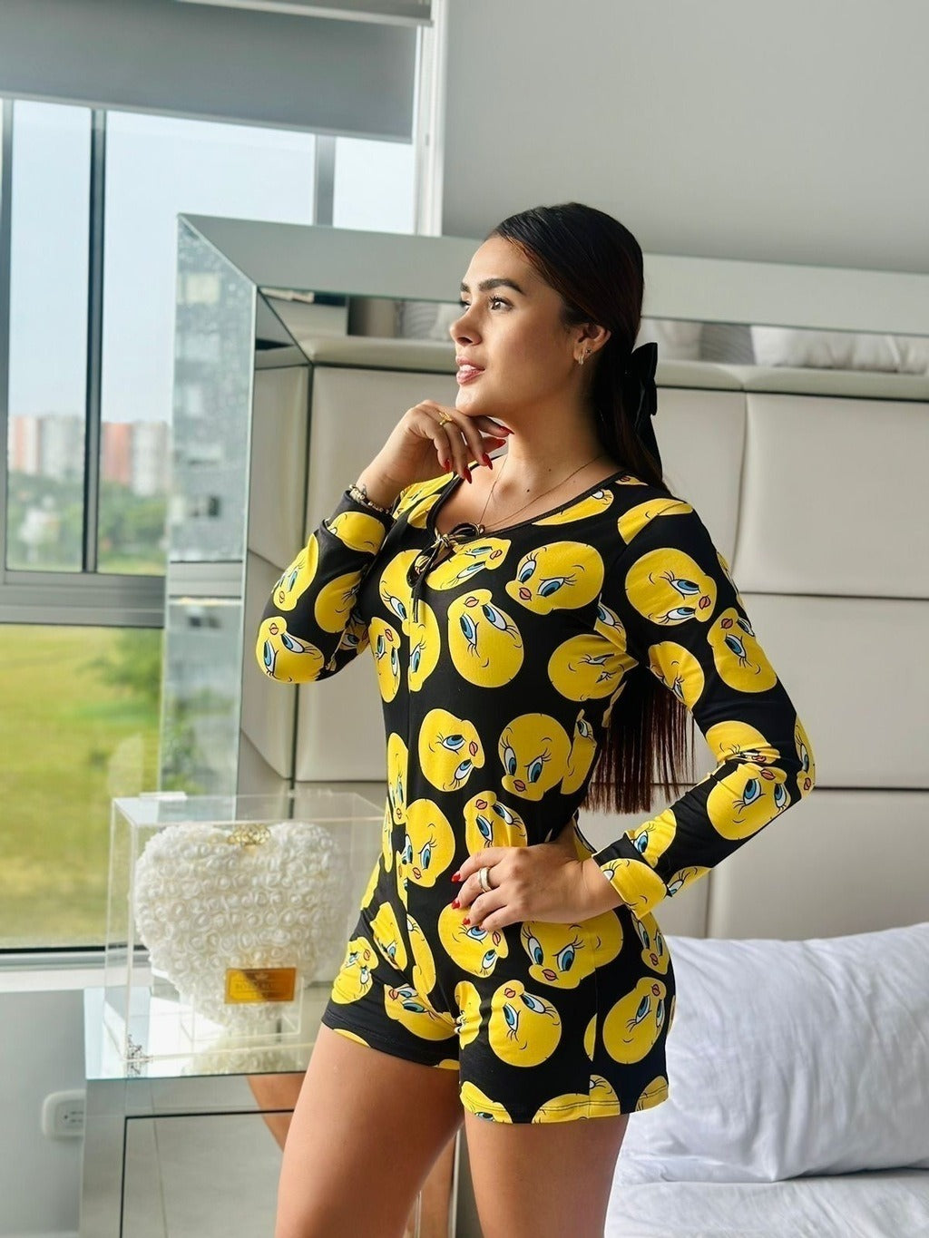 Pijama Enterizo Piel de durazno para Dama